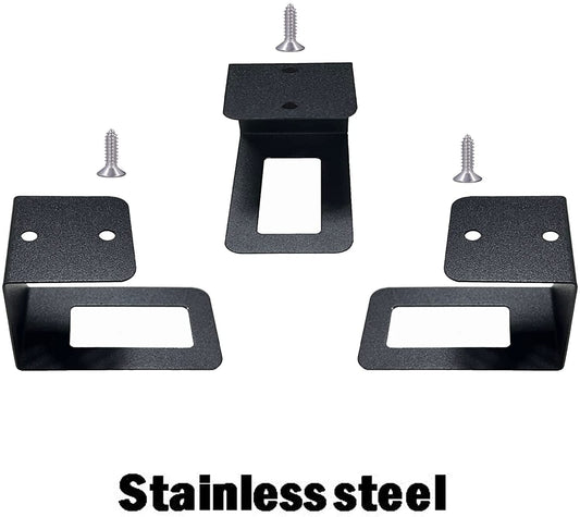 (3) Laptop Holder Under Desk Laptop Mount Organizer Rack Storage Shelf, Add On Under Table Laptops, Keyboard, Routers, Modems, Cable Box