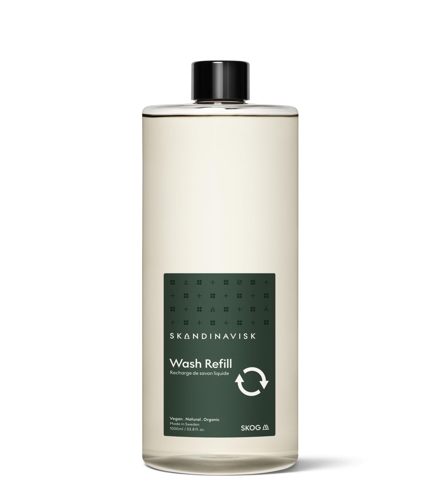 Skandinavisk SKOG ?Forest? Hand & body wash refill, Scent notes: Pine needles and fir cones, birch sap and woodland lily of the valley, 1L