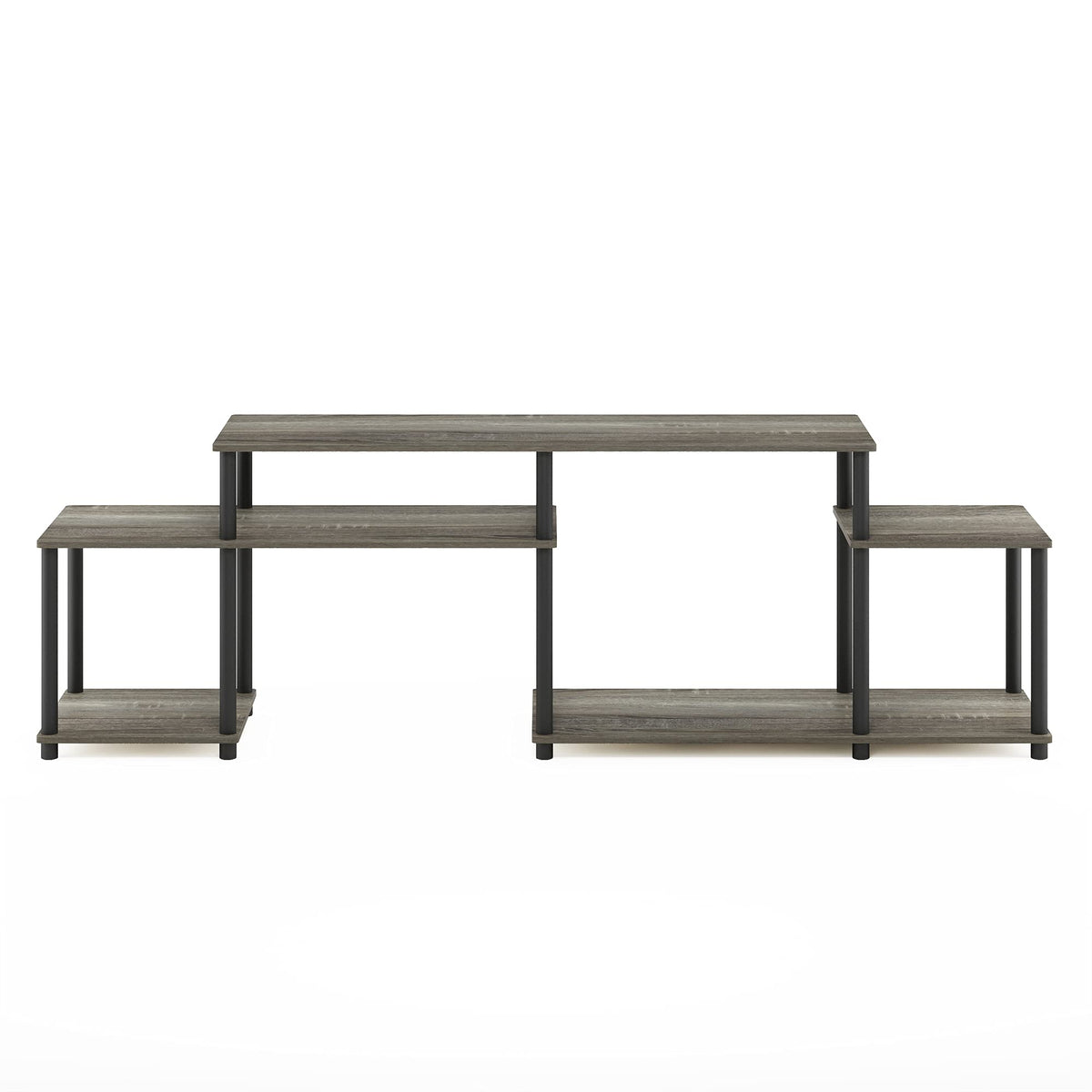 Furinno TURN-N-TUBE TV Stand, Handle Entertainment Center, TV Console for TV up to 55 Inch, for Living Room, Bedroom, French Oak