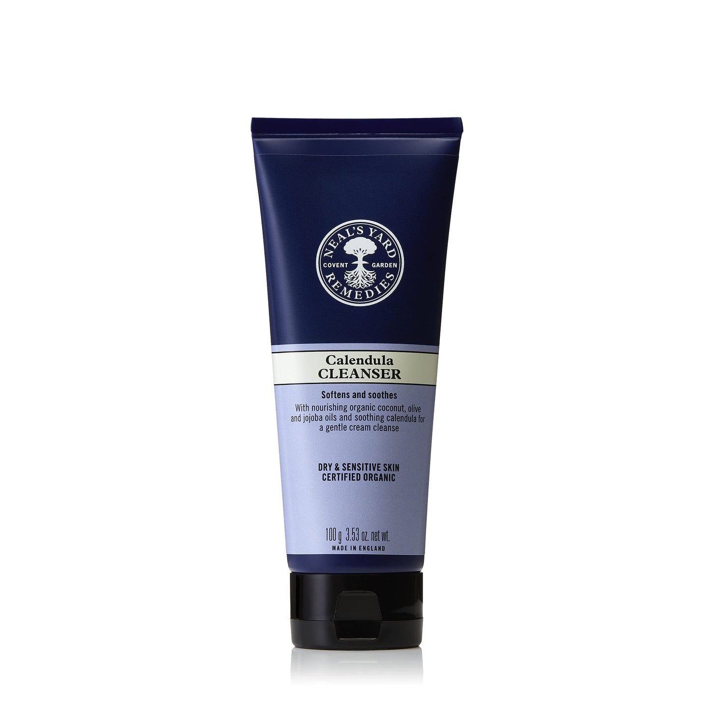 Neal's Yard Remedies | Calendula Cleanser | Vegan | Gifts for Women | Gentle Cream Cleanser with Coconut, Olive & Jojoba Oil for Dry & Sensitive Skin