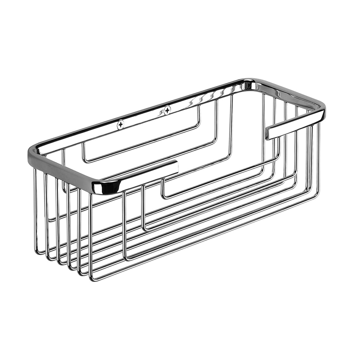 Gedy Deep Metal Drill & Screw Mount Shower Caddy