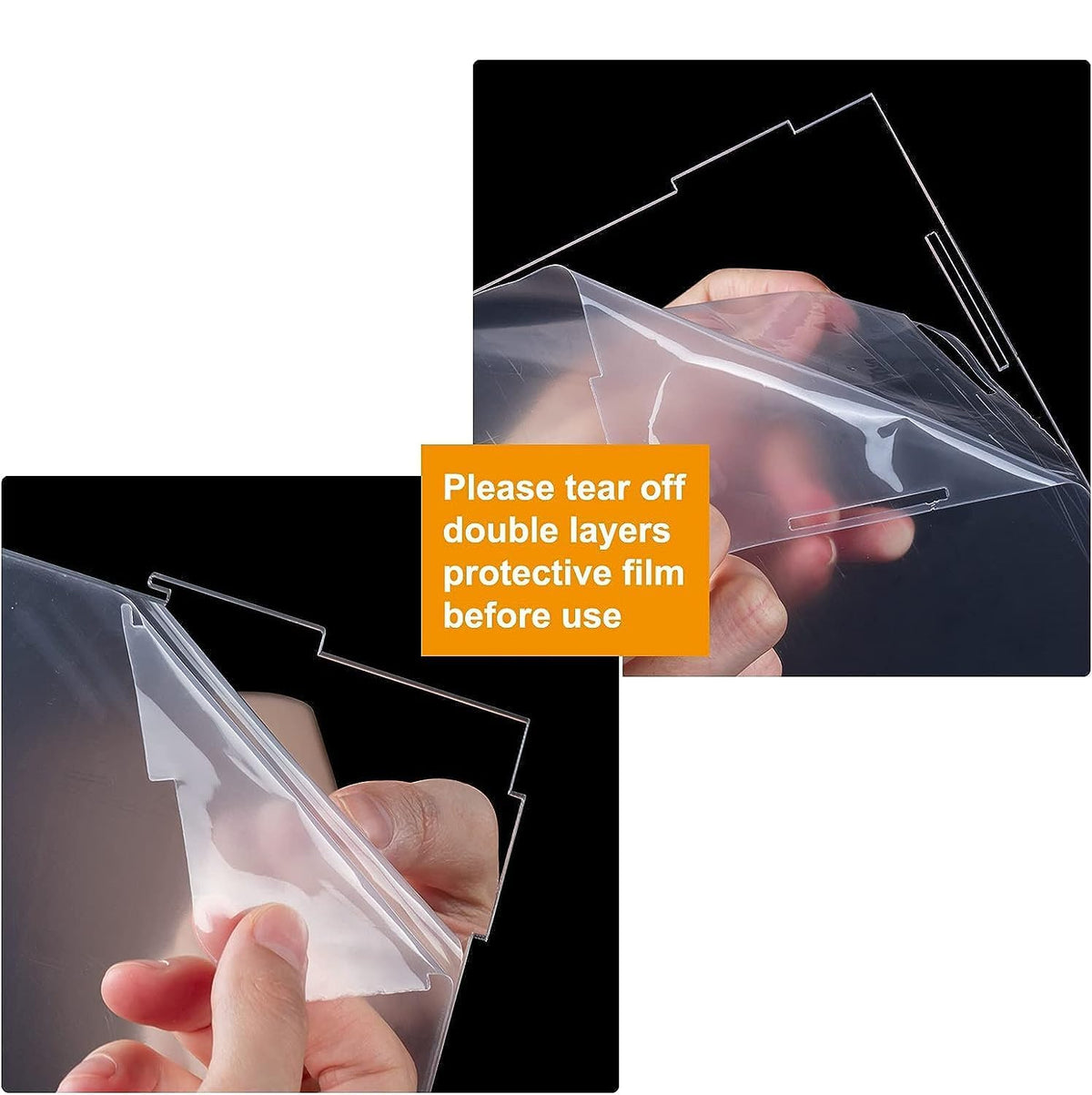 Recogwood Acrylic Display Case, 30 x 30 x 15cm Dustproof Clear Showcase