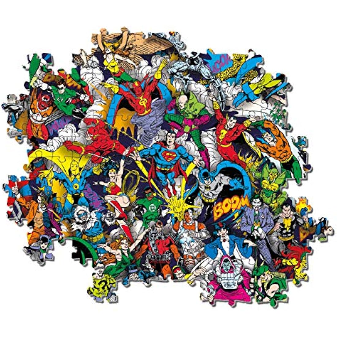 Clementoni - DC Comics Impossibile Jigsaw Puzzle for Children and Adults 1000 pieces, 14 Years old and up, 39599