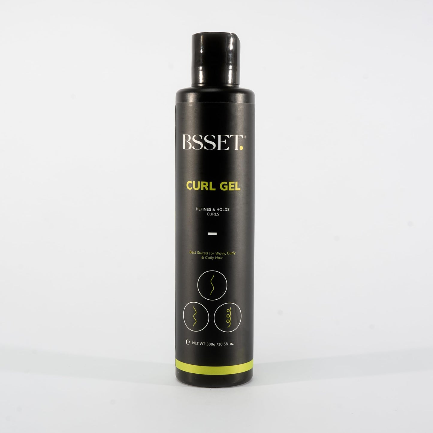 BSSET Curl Gel Defines & Holds Curls - Hair Styling for Beautiful Curls for Type 2-4 Hair