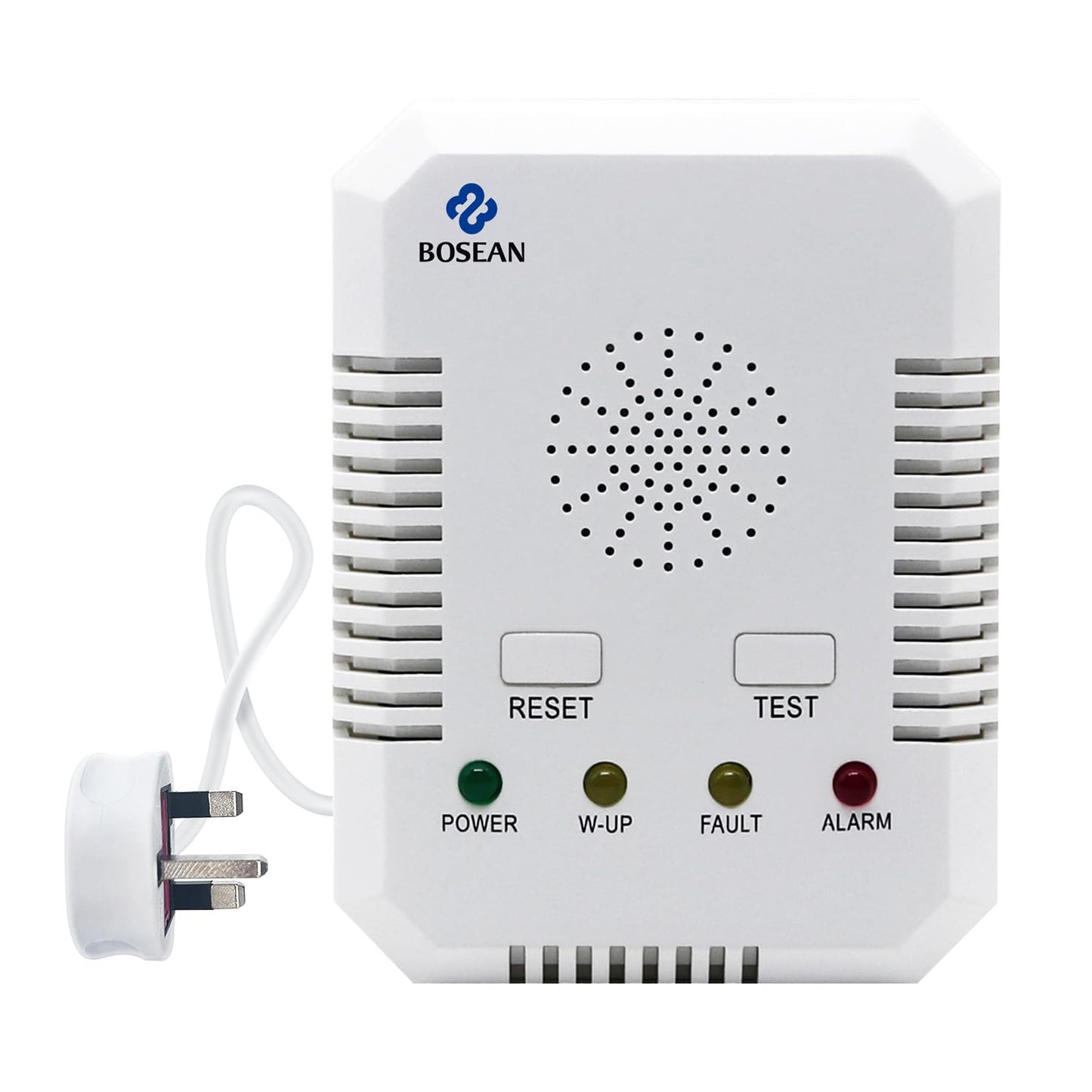 2 in 1 Carbon Monoxide Detector and Natural Gas Detector, Upgrade 2M Cable Wall-mounted CO Alarm with 2 Sensors for Home Kitchen, Gas Leak Detector