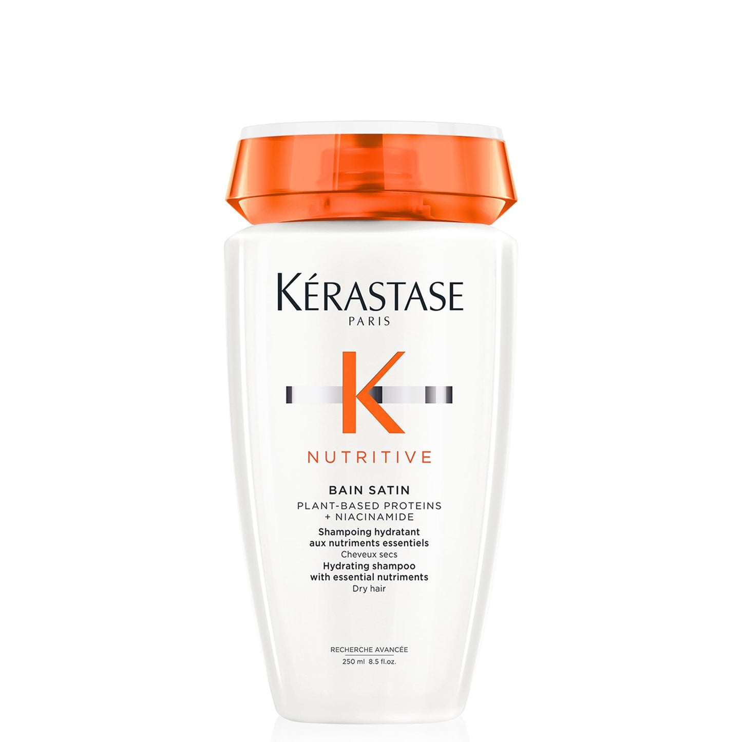 K?rastase Nutritive, Gentle Hydrating Shampoo for Dry Hair, Nourishing Protein Formula with Niacinamide, Moisturises, Softens and Restores Shine, Bain