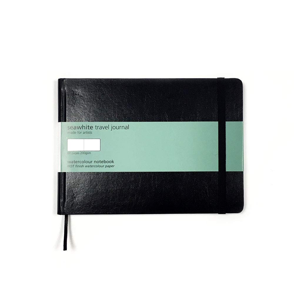 Watercolour Travel Journal - A5 Landscape - 200 GSM - 60 Pages - Acid - NOT Medium Grain