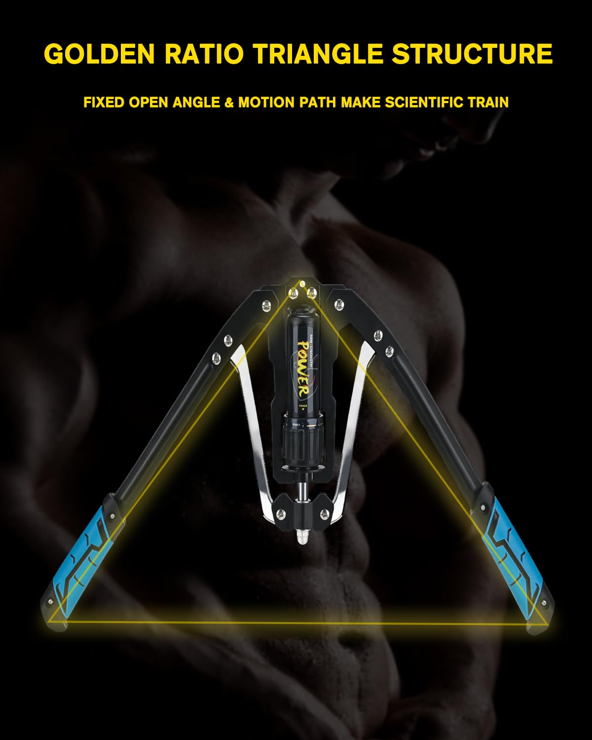 COVVY Twister Arm Exerciser,Adjustable 22-440lbs Hydraulic Power Exerciser,Shoulder Muscle Training Fitness Equipment,Arm Enhanced Exercise