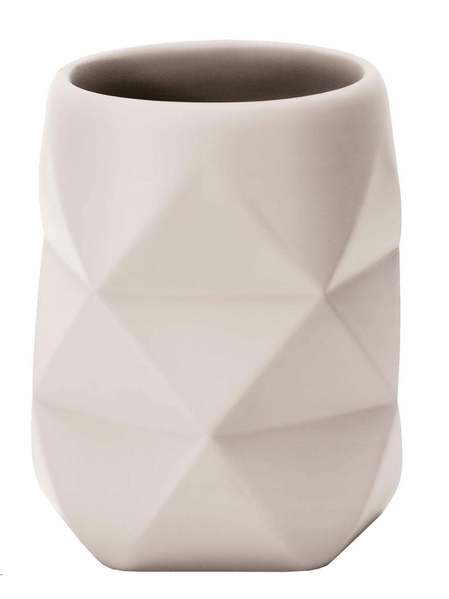Kleine Wolke Crackle toothbrush holder, accessories, raffia colour, material: polyresin