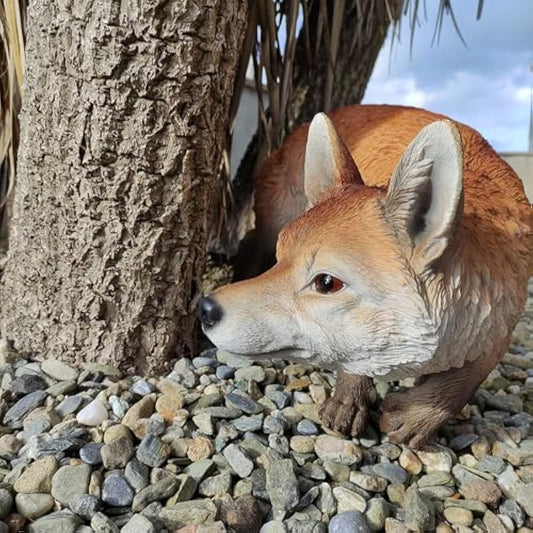 Real Life XL Prowling Fox Garden Ornament (SizeA)