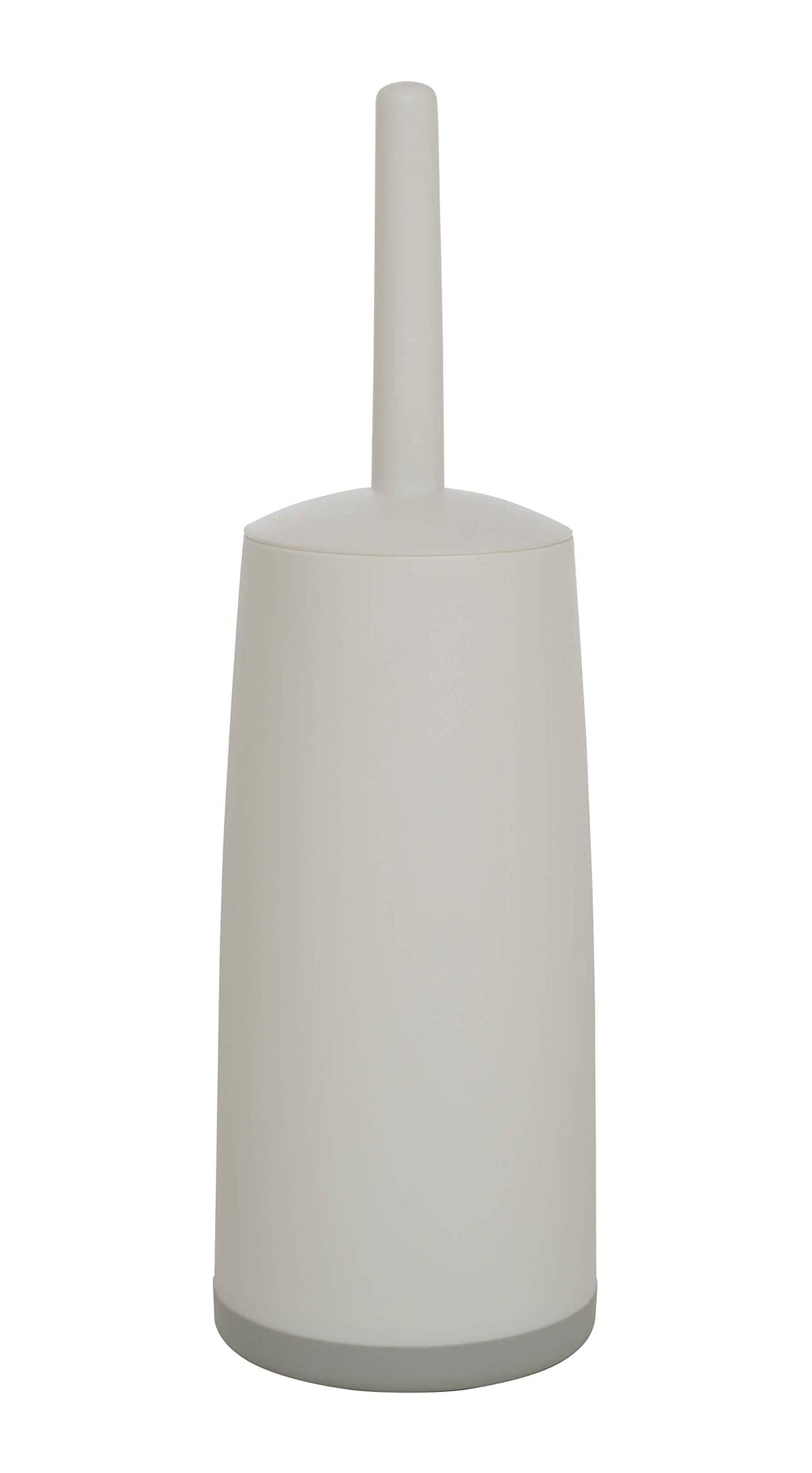 CleanPEAK Toilet Brush with Holder, Replacement Head, Hand Guard and Non-Slip Base for Bathrooms ? White