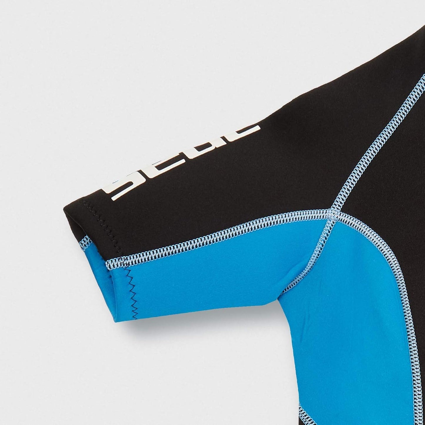 SEAC Women's Lady Ciao Women s Shorty Suit 2 5 mm Neoprene for Snorkelling Scuba Diving and Other Water Activi, Black/Light Blue, L UK