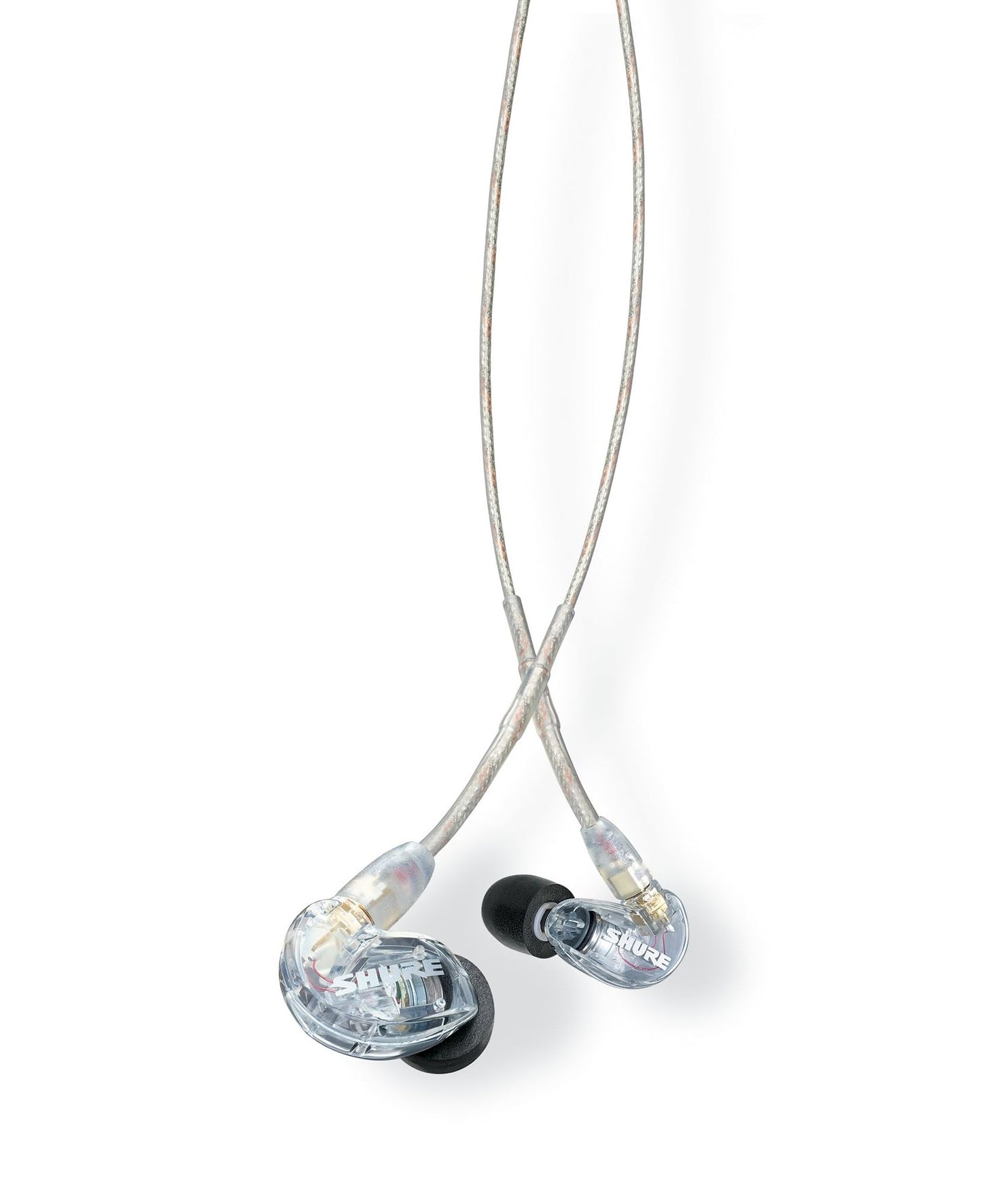 Shure SE215 PRO Wired Earbuds - Professional Sound Isolating Earphones, Clear Sound & Deep Bass, Single Dynamic MicroDriver, Secure Fit In Ear