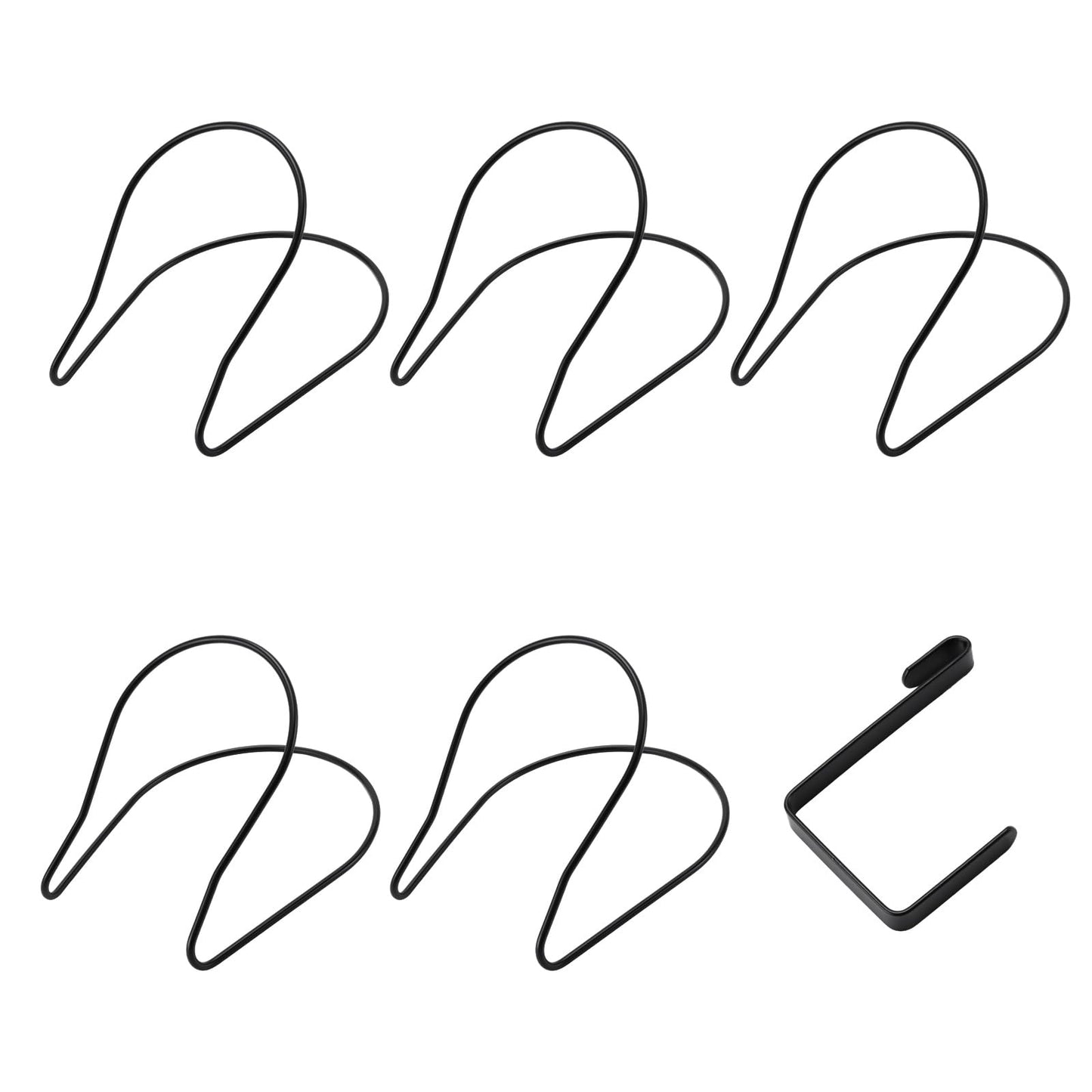 UNGFEI 10 Pack Hat Rack Hanger - Wall & Door Hats Holder with Hanging Hooks, for Baseball Caps, Scarves, Towels torage Solution