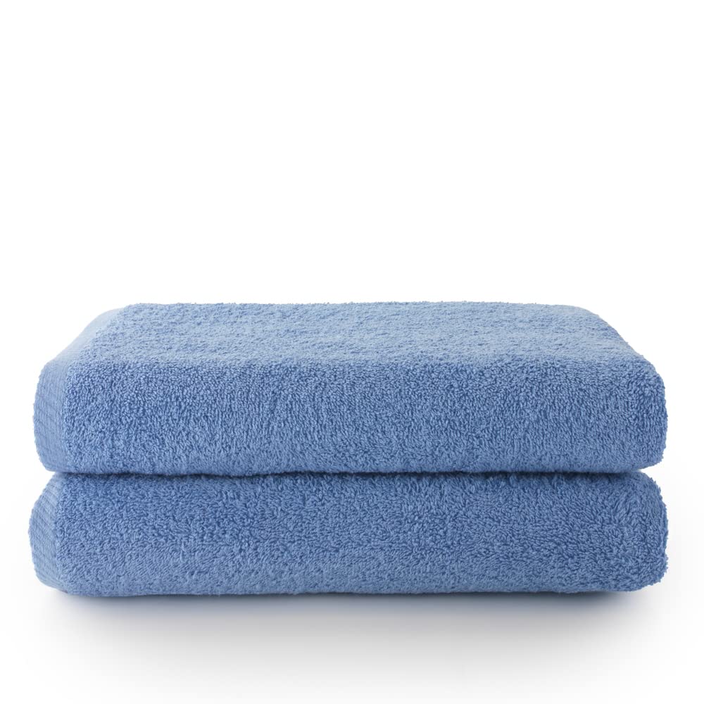 Top Towels - Plus - Large bath towels - Bath towels - 2 shower towels - 70x140 cm - 100% cotton - Lavender