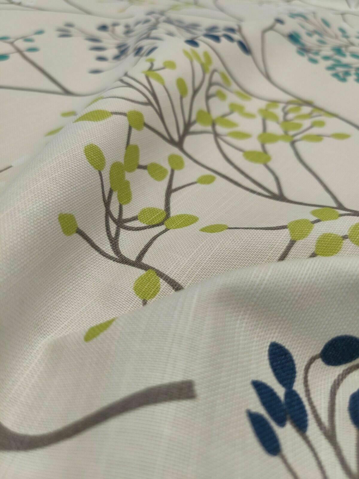 Sanderson Pippin Teal/Linden Curtain Fabric By The Metre