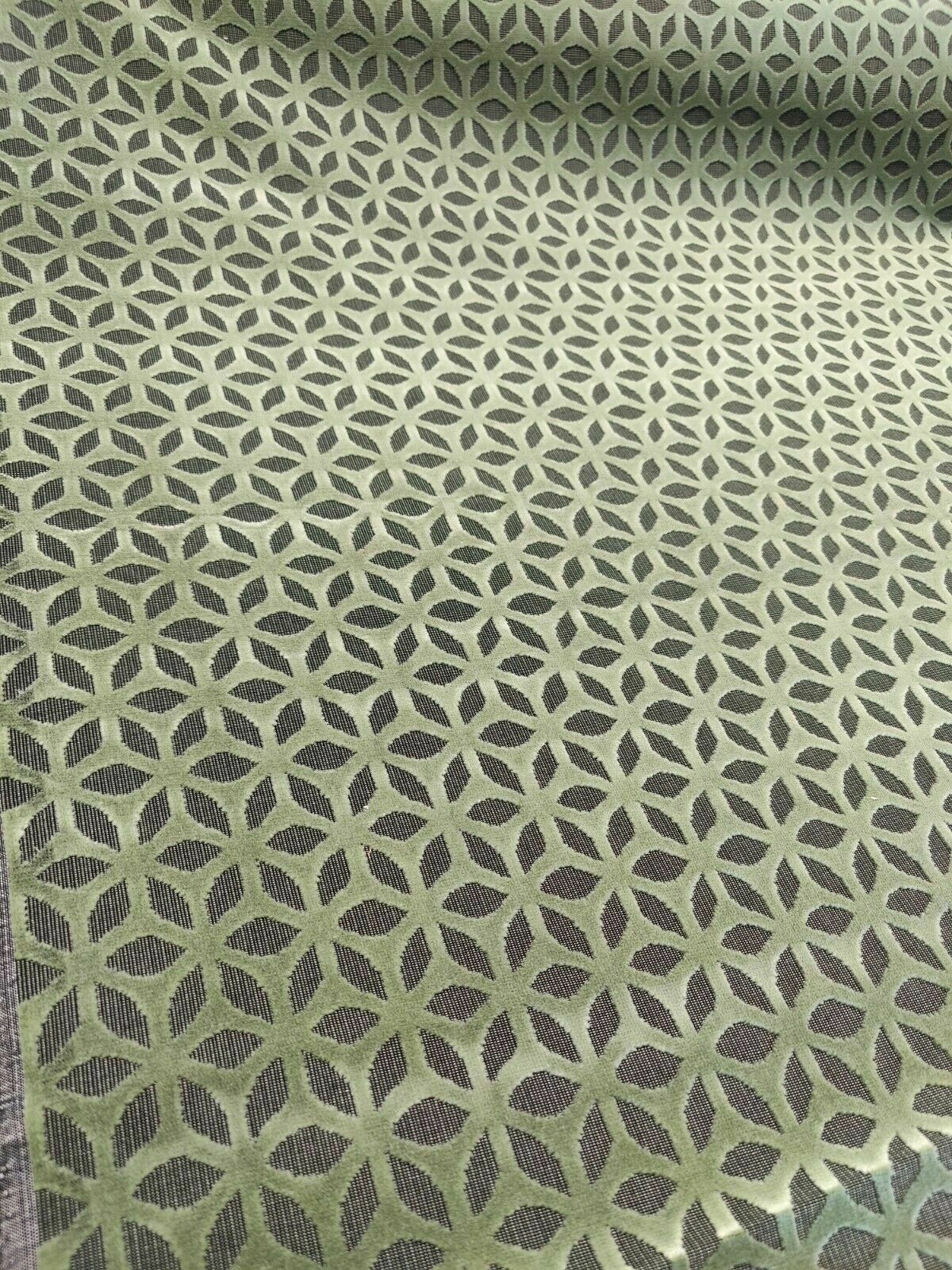 Panaz Merletto Celadon Upholstery Fabric By The Metre