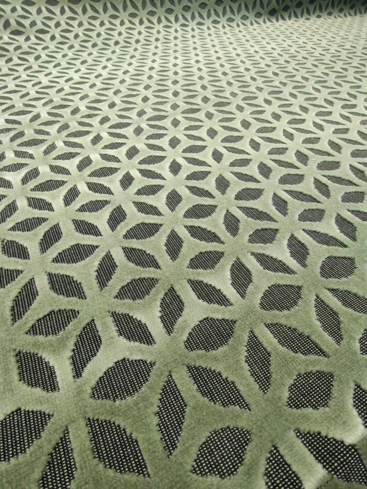 Panaz Merletto Celadon Upholstery Fabric By The Metre