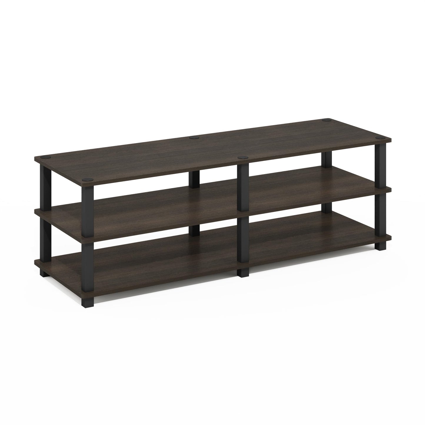 Furinno TURN-S-TUBE Shoe Rack, 3-Tier Shoe Organizer, Shoe Storage Rack with No Tools Assembly, 11.6 x 47.2 x 15.4, for Closet Entryway, Office