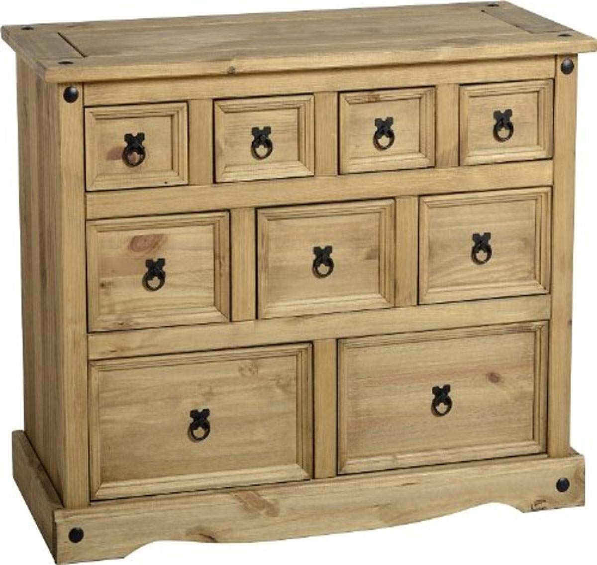 Seconique Corona Merchant Chest in Distressed Waxed Pine