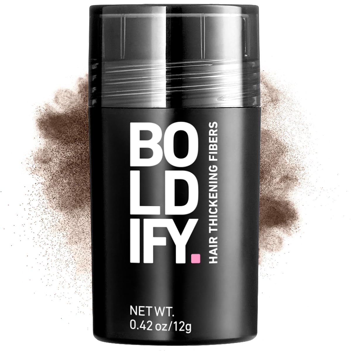 BOLDIFY Hair Fibres (12g) - Fill In Thinning and Fine Hair for an Instantly Fuller, Thicker Look - 14 Shades for Women and Men - Medium Brown