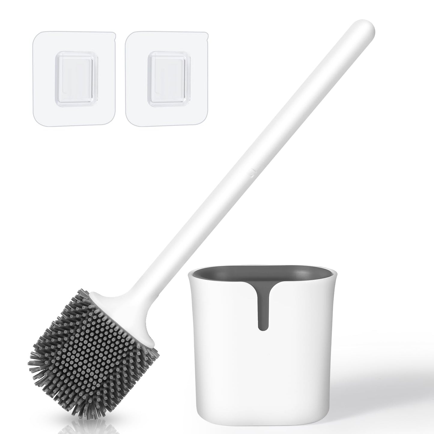 Blendura Silicone Toilet Brush, Gray, 20x10x4cm