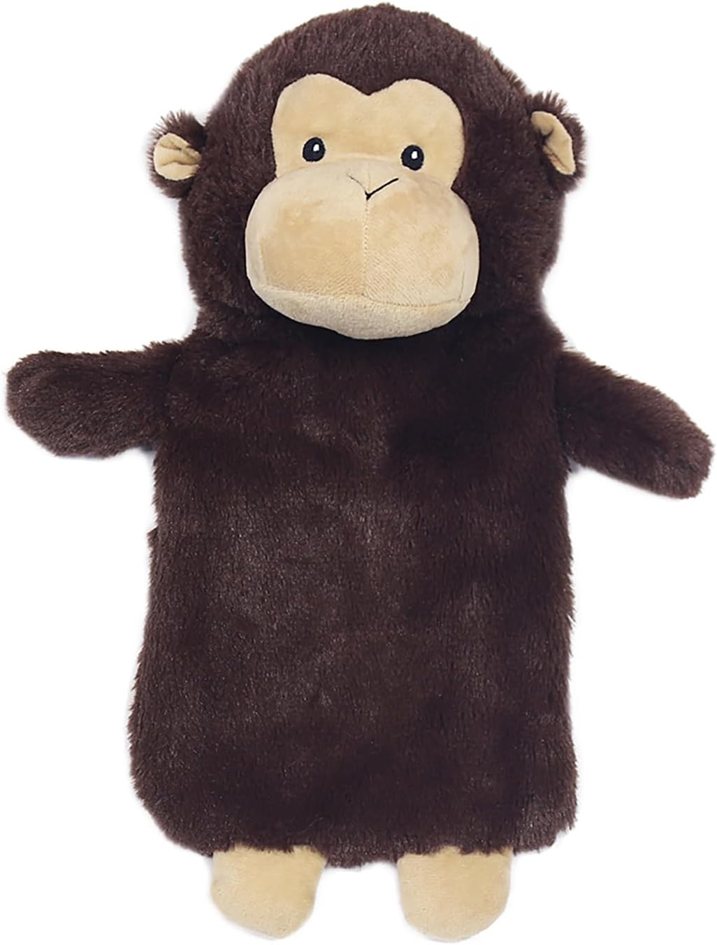 Lesser & Pavey Kids Hot Water Bottle Teddy | Lovely Hot Water Bottle Animal for Kids & Adults | Monkey Cuddly Hot Water Bottle in Multiple Animal Shapes - Cute and Soft