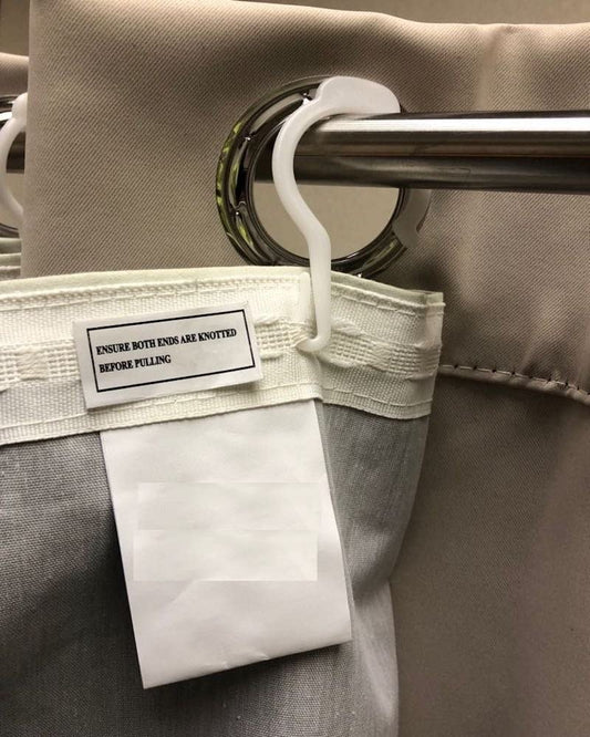 Nopton Textile Blackout Lining for Eyelet Curtains 3 Pass Thermal Insulated Includes Curtain Hooks (90" x 90" (Inc 24 Hooks))