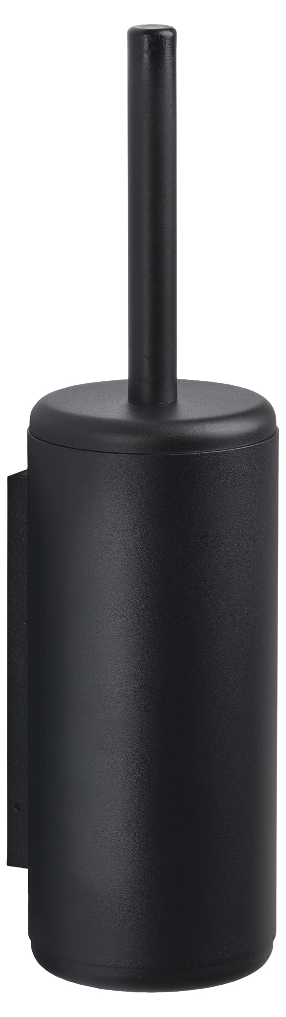 Zone Denmark Rim Toilet Brush Wall Mounted Toilet Brush Set with Brush and Holder for Bathroom Wall Mounted Diameter 10 cm Height 38.2 cm Black