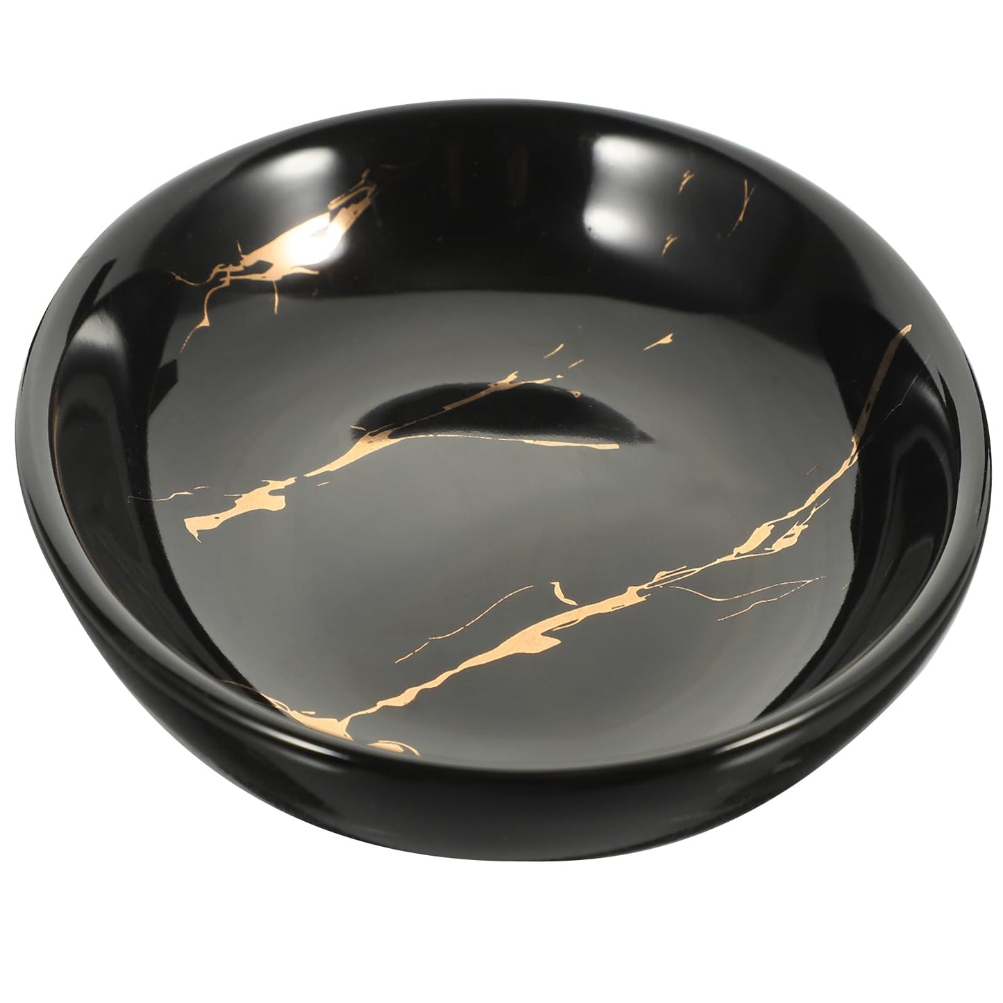 Alipis Ceramic Soap Dish: Anti-Slip Marble Soap Holder - Bar Plate Case for Shower Bathroom Vanity Sink Kitchen Easy Cleaning