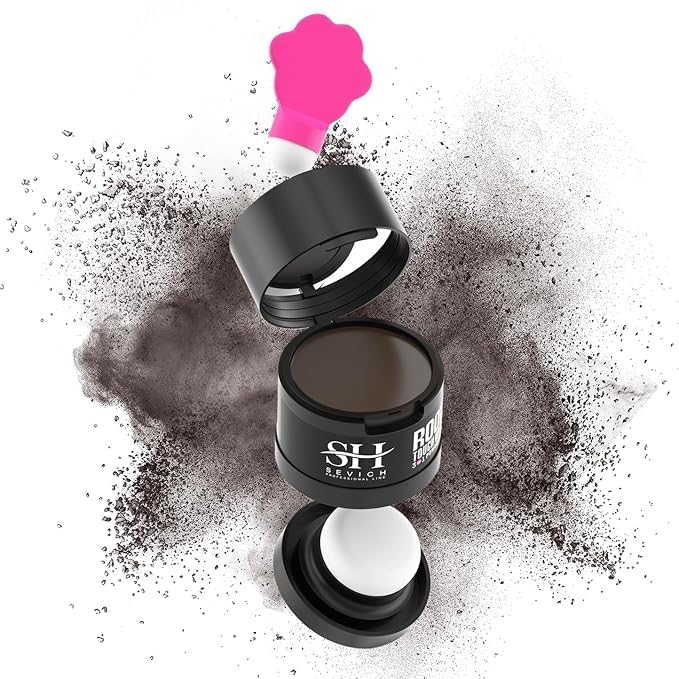 Sevich Hairline Powder 2.0?Instantly Conceals Hair Loss, Root Touch up Powder, Hair Shadow Toppers for Women & Men Thinning Gray Hair, Windproof &