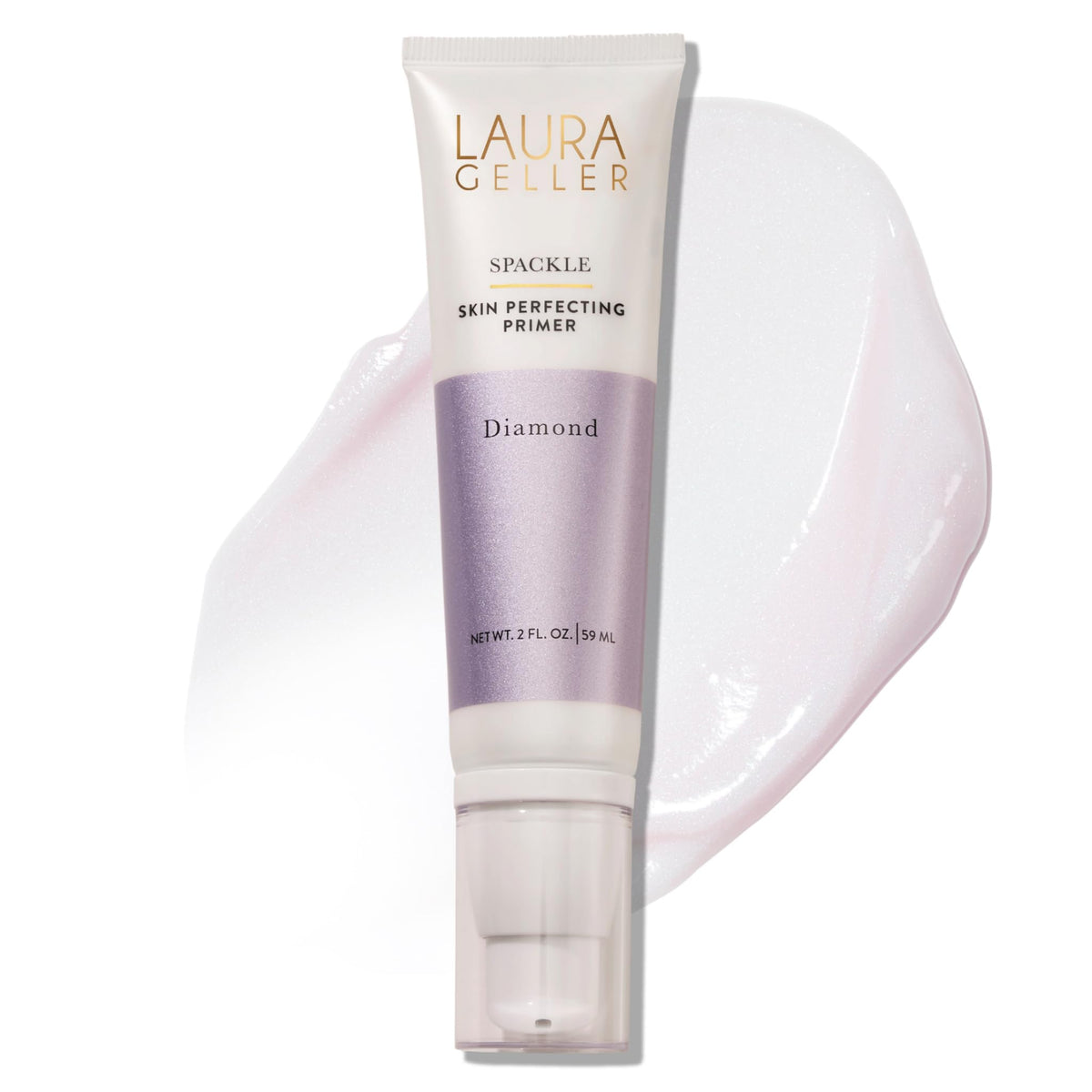 LAURA GELLER NEW YORK Spackle Diamond Lightweight Makeup Primer - Skin Perfecting Face Primer with Hyaluronic Acid for Long-Lasting Hydration - 59ml