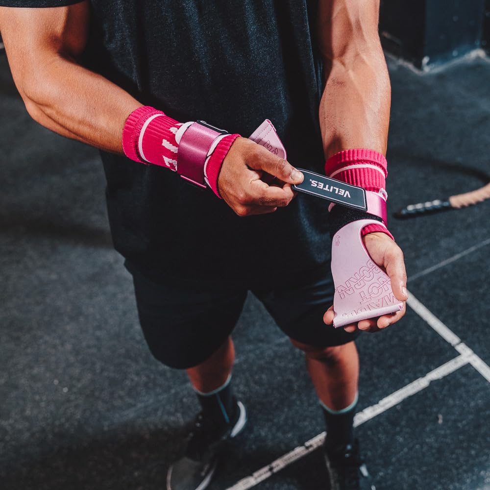 Velites I Grips Quad Pro I Professional Grips for Cross Training or Gymnastics I Suitable for Any Surface I Use with Magnesium I Include Fabric