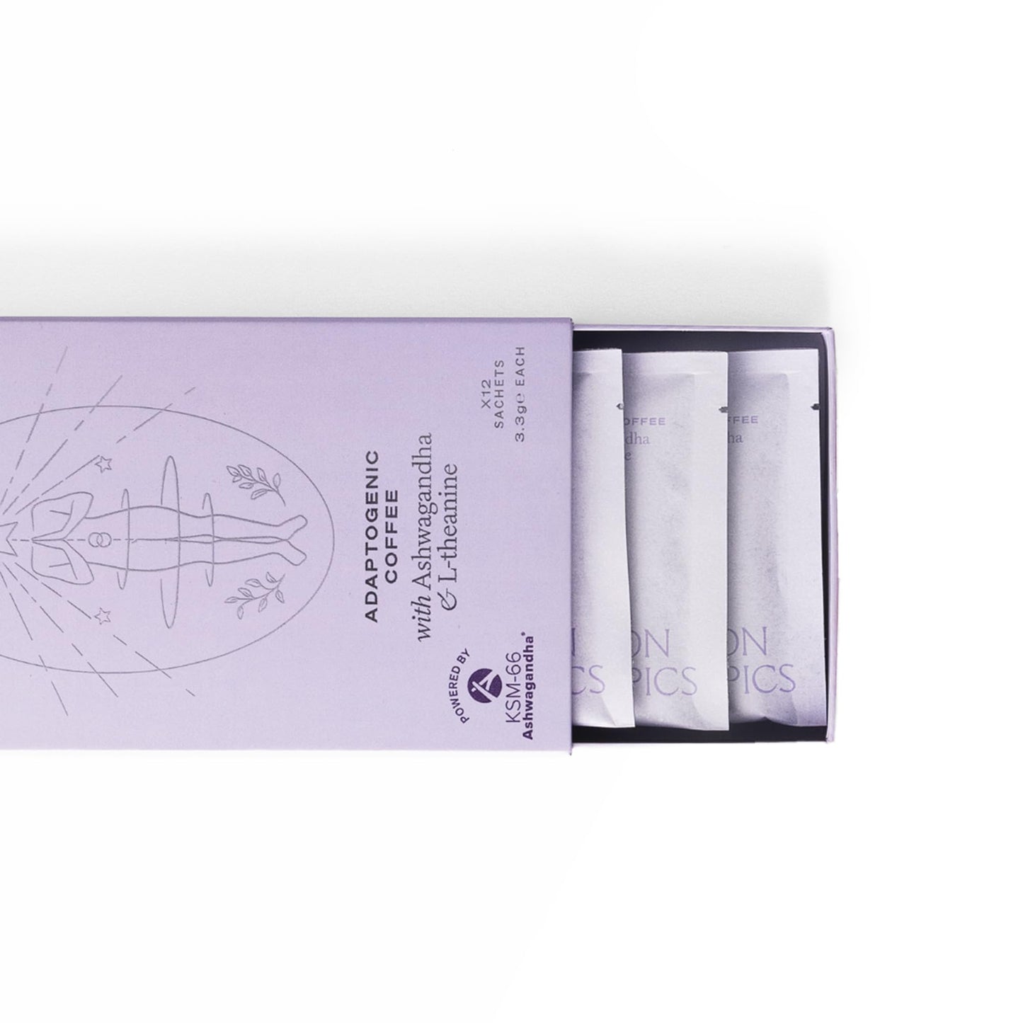 London Nootropics - Zen - Adaptogenic Mushroom Coffee with Ashwagandha & L-theanine - 12 Sachets