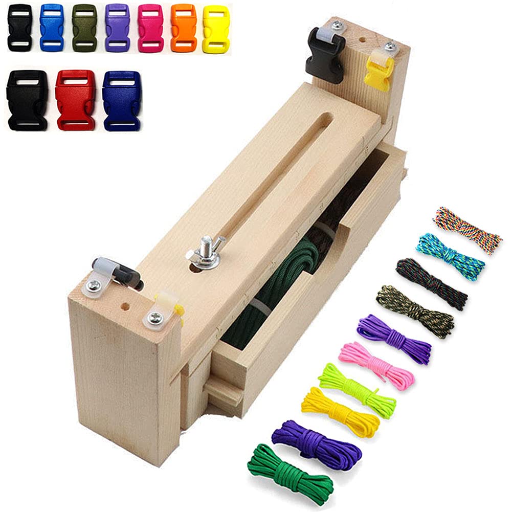 Afantti Paracord Jig Bracelet Maker Kit with | 10 Paracord | for Making Bracelets