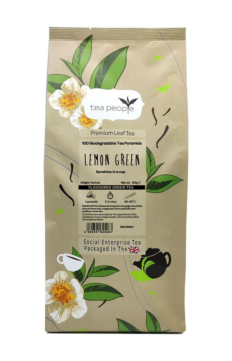 Tea People Lemon Green - 100 Pyramid Small Catering Pack
