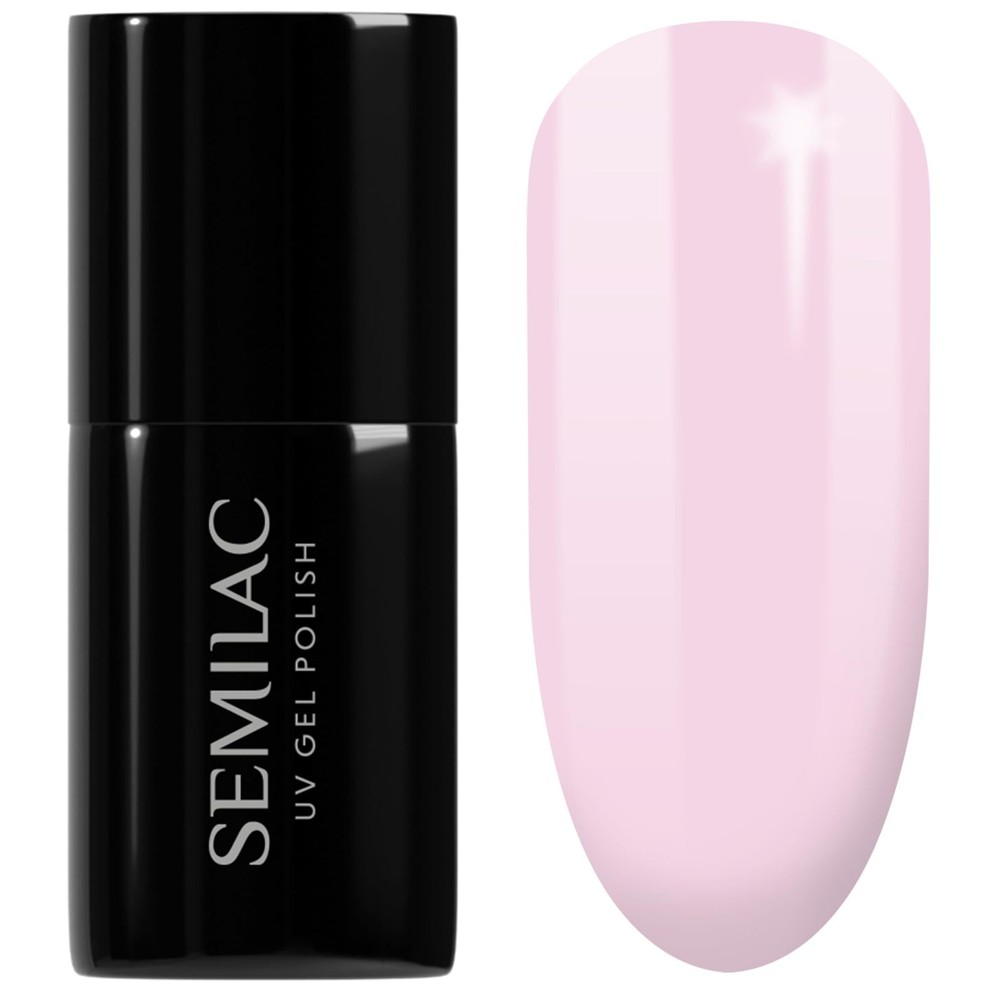 SEMILAC Gel Nail Polish 192 Lila Rose - Full Coverage Gel Polish - Soak Off Easy To Use LED/UV Nail Lamp - Long Lasting Manicure and Pedicure up to 3