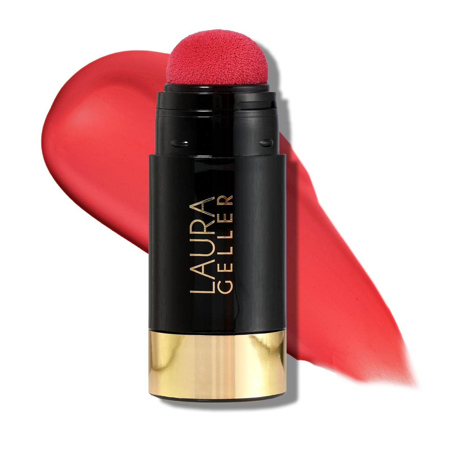 LAURA GELLER NEW YORK Serum Blush Tint (Graceful Guava) - Hydrating, Long-Lasting Liquid Blush with Hyaluronic Acid for Plump, Rejuvenated Cheeks and