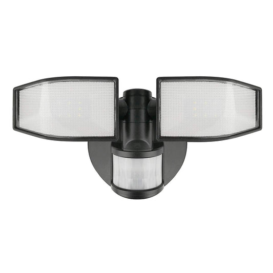 2 Pack of Xtralite NiteSafe X2 Twin Security LED Floodlight, Motion Activated, Wireless Battery Operated with Adjustable Heads, IP44, 400 Lumens