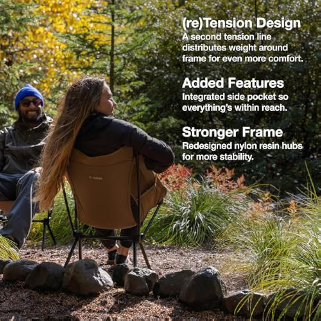Helinox Chair One (re) High-Performance Camping Chair, Blackout