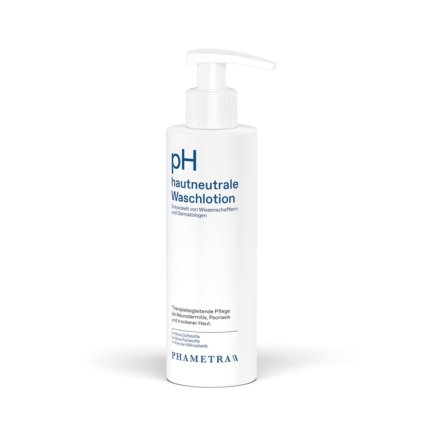 Phametra pH Skin-Neutral Wash Lotion | Medical Skin Care | Mild Cleansing for Sensitive Skin | No Fragrances and Dyes | pH Value 5.5 | Free from