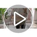 La Jolíe Muse Seagrass Planter Basket Indoor, Flower Pots Cover, Plant Containers, Beige(3-Pack)