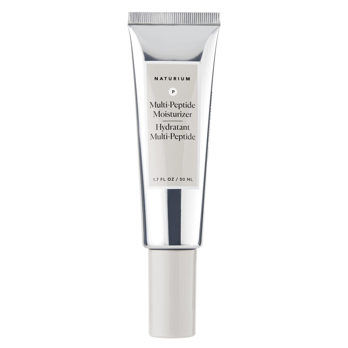 Naturium Multi-Peptide Moisturiser Plus Ethylated Vitamin C & Panthenol, Hydrating & Smoothing Skin Care | 1.7 FL OZ / 50 ML