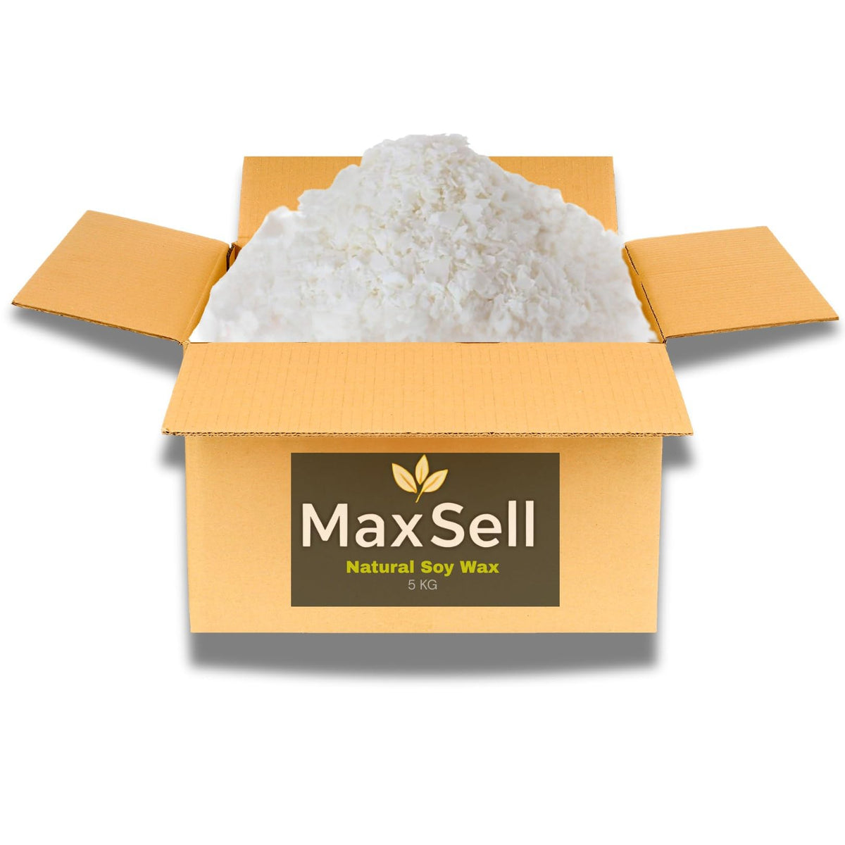 Pure Soy Wax Flakes 100% Natural, 1kg to 20kg, Melting Point 48-50C, for Candles, DIY Soaps & Melts 5, Kilograms