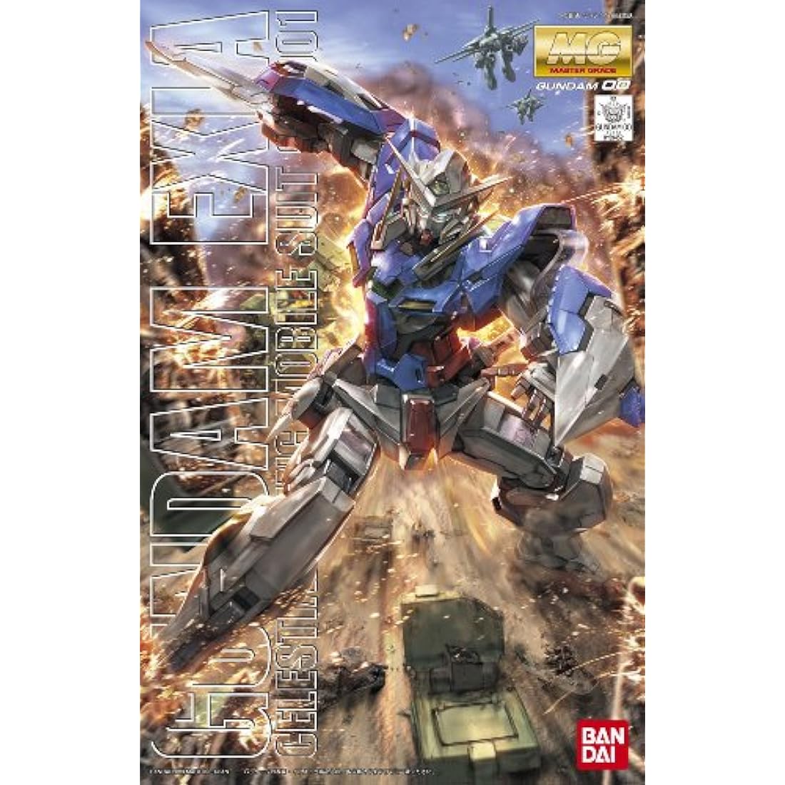 Bandai Hobby - Gundam 00 - Gundam Exia, Bandai Spirits MG 1/100 Model Kit (183241), Green