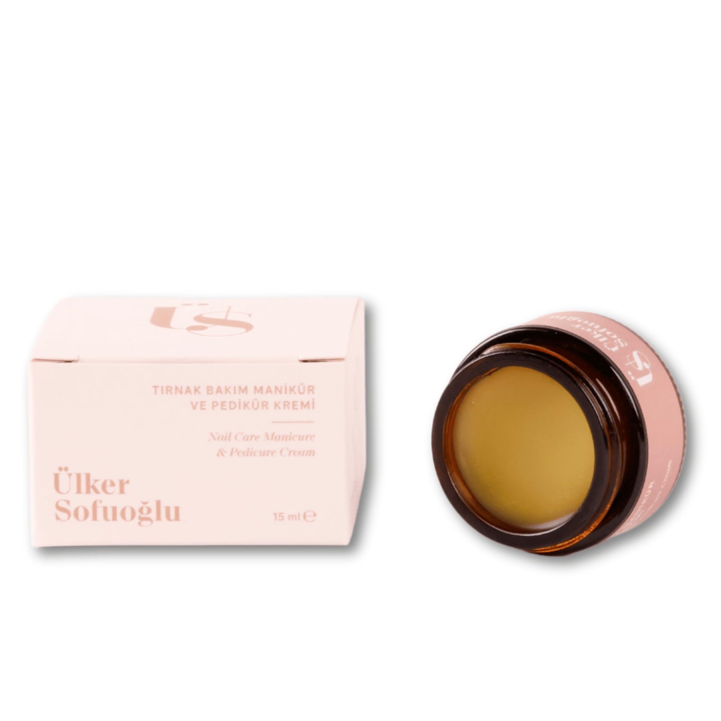 Nail Care Manicure & Pedicure Cream ? 15ml, Yellow ? Herbal Oils, Moisturizing Cuticles, Healthy Growth, Repair & Strengthen Nails, Fine Line Care,