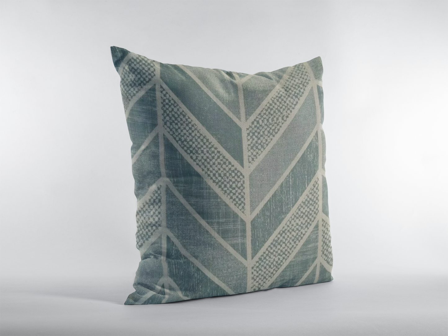 Art Of The Loom Chevron Blue 18" / 45cm Cushion Cover