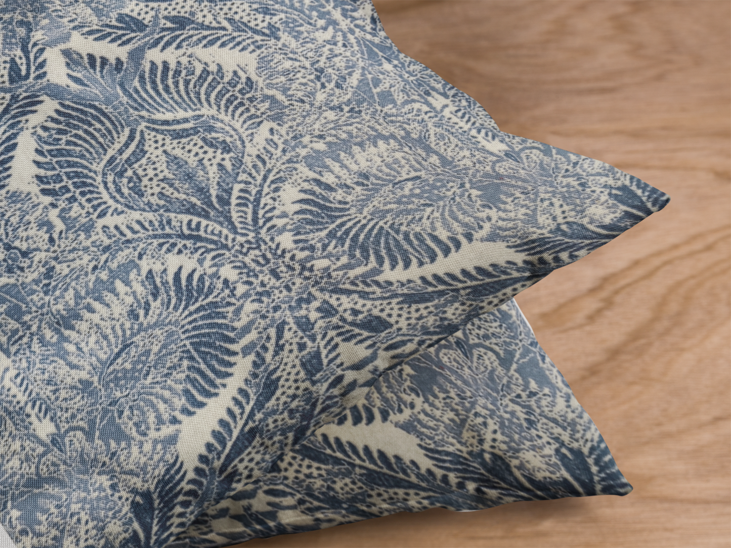 Panaz Pacha Blue Ink Velvet 18" / 45cm Cushion Cover