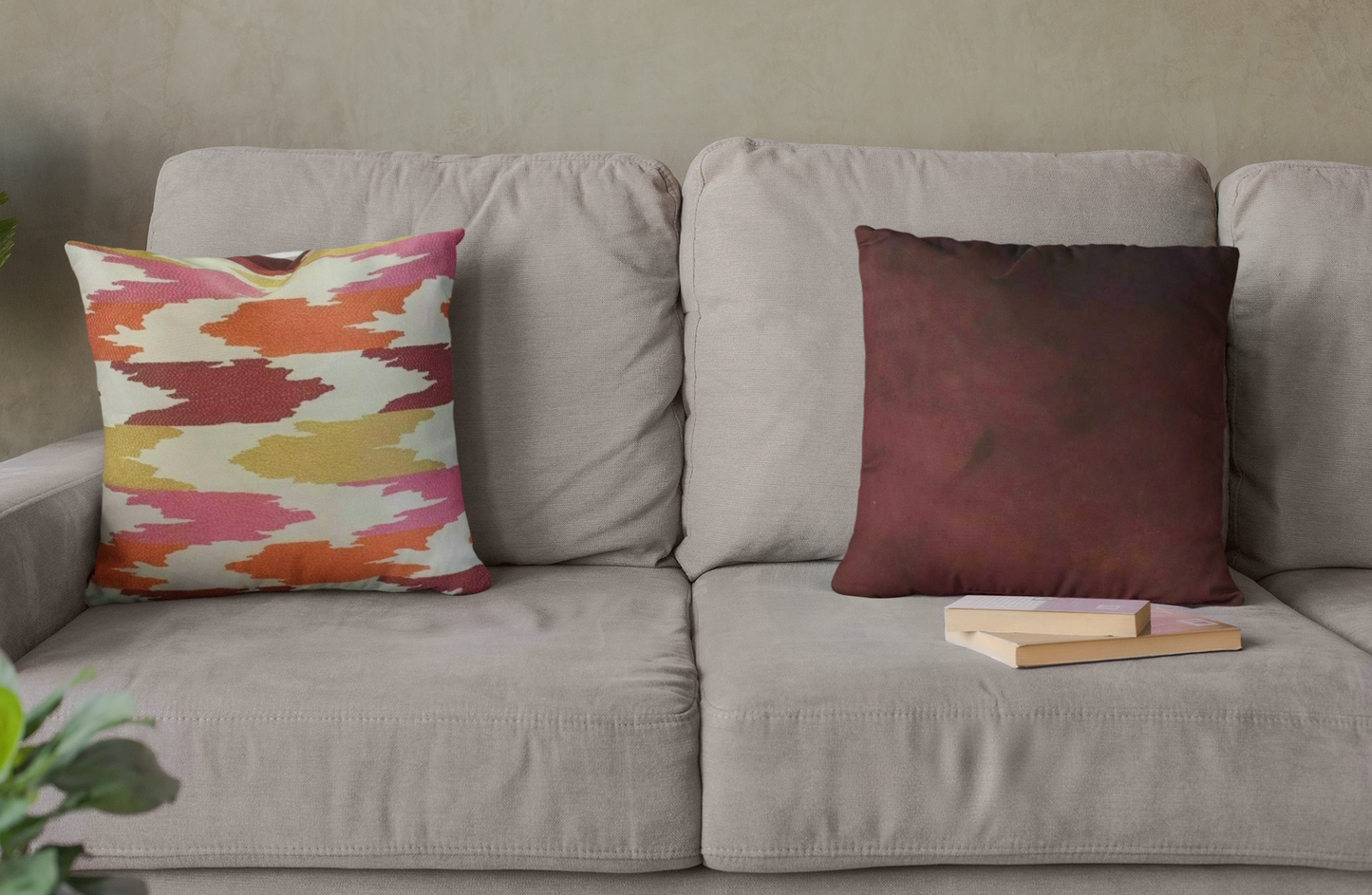 Clarke & Clarke Jasper Fuchsia 18" / 45cm Cushion Cover