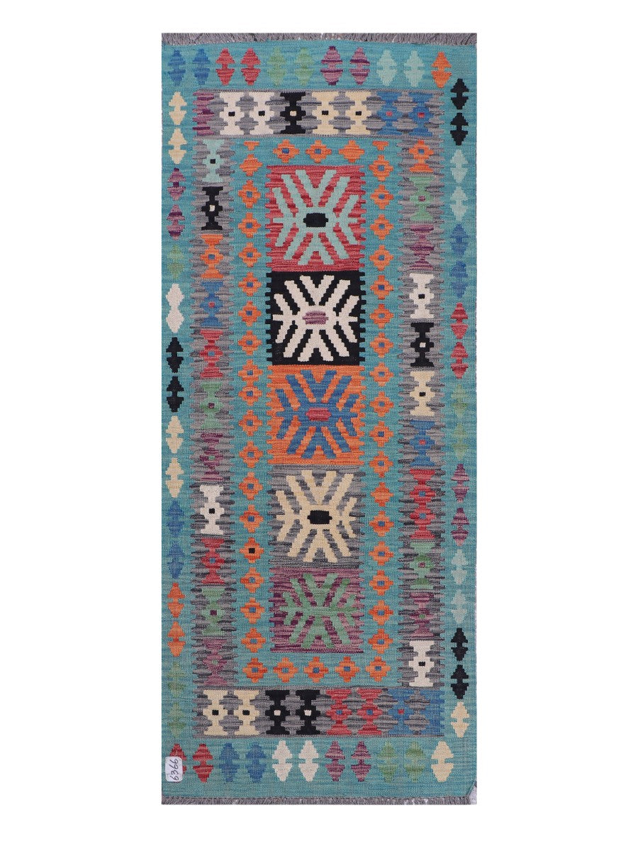 Maimana Kilim - 198 x 81 cm